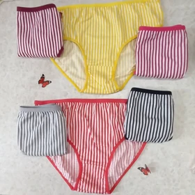 شورت راه راه رنگی کد 105322