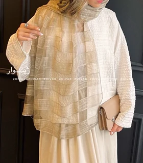 شال ساده حریر ابریشم