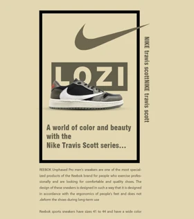 کفش کتانی مردانه مشکی سبز سفید NIKE travis scott
