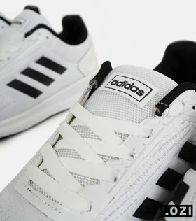 کفش کتانی مردانه و زنانه سفید مشکی ADIDAS climacool