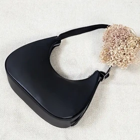 کیف دستی دوشی قایقی (مشکی)