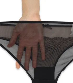شورت زنانه اسلیپ حریر و دانتل Neev نیو کد 828 مشکی New Black