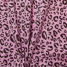 تاپ راحتی زنانه مدل پلنگی رنگ بنفش ماییلدا کد 5328-1