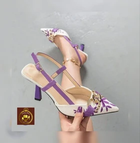 صندل مجلسی پشت‌باز زنانه سلن