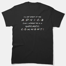 تیشرت سریال فرندز طرح sarcastic comment