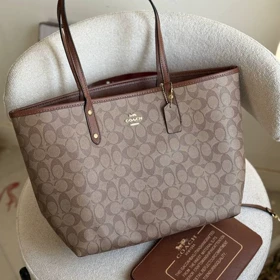 توت بگ دورو کوچ Coach مدل Reversible city