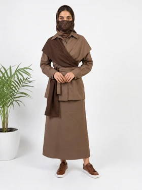 شومیز دامن سورمه