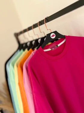 دورس پنبه زنانه مدل باکسی ساده قد 70