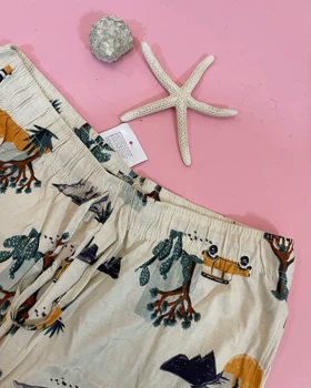 شلوارک نخ‌پنبه h&m