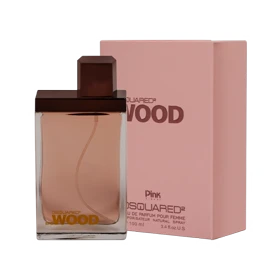 ادوپرفیوم زنانه پینک ویژوآل Pink مدل شی وود She Wood حجم 100 میلی لیتر طرح مارک