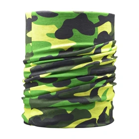 اسکارف و دستمال سر و گردن مدل Varied-89520 (چریکی سبز تیره)