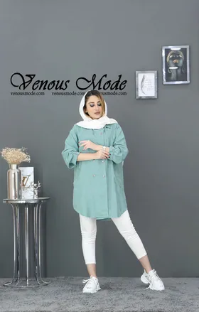 مانتو پانچ دودکمه میکرو