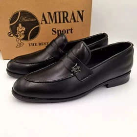 کفش مردانه مشکی مجلسی کیفیت عالی (ارسال رایگان قیمت تولیدی)