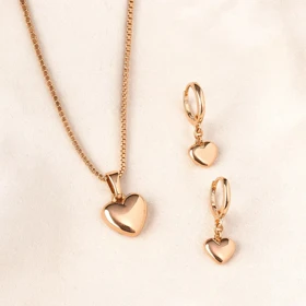 نیم‌ست ژوپینگ طرح قلب ساده