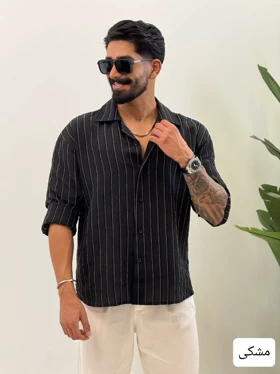 پیراهن مردانه استین بلند پری_کد4479