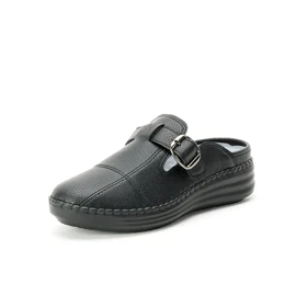 دمپایی چرم زنانه نیکان گام مدل سارا