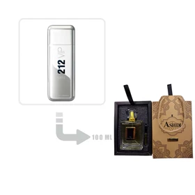 عطر ادکلن 212 وی آی پی مردانه 100 میل اشدی Carolina Herrera 212 VIP Men Ashdi 100ml
