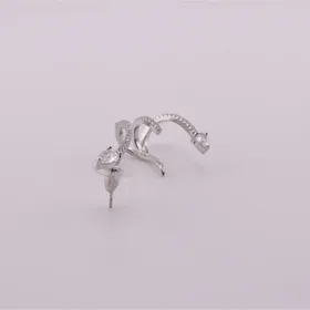 گوشواره ایرکاف مار نگین‌دار
