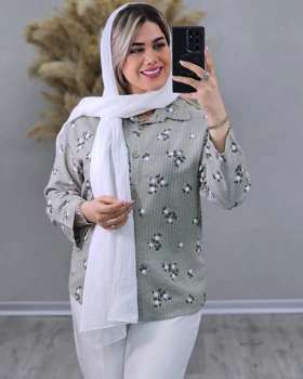 شومیز گل گچی