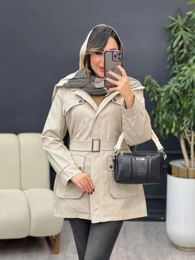 بارانی چهار جیب آستین پیله