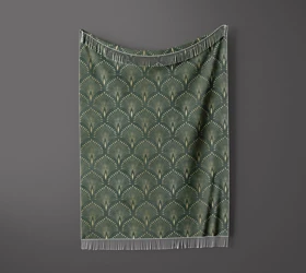شال مبل ریش دار sofa shawl 214