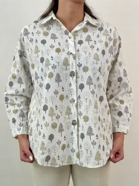 شومیز طرح درخت