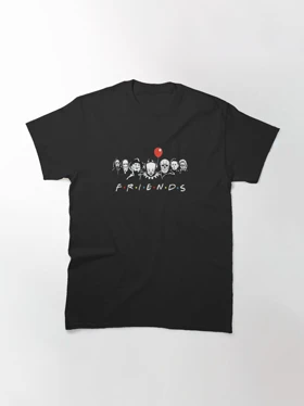 تیشرت سریال فرندز طرح هالوینfriends