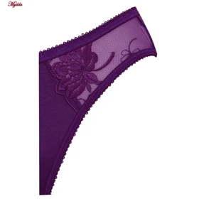شورت زنانه لین مدل فشن بغل تور بنفش کد 560