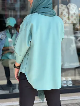 مانتو لینن شانتون کوک و دوک کد 436