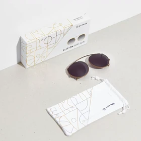 کلیپس آفتابی بارنر Barner Clip-On Gold Le Marais