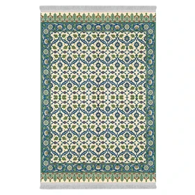 فرشینه از جنس پارچه هازان مخمل ترک طرح سنتی و مدرن برند دفه کد DAMG701