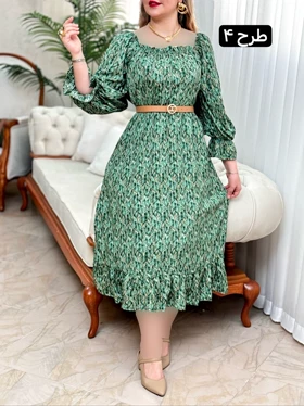 پیراهن کرپ حریر آرزو کد 1641