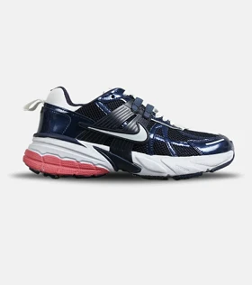 کفش کتانی مردانه و زنانه سرمه ای صورتی Nike Cushlon V2K مدل 8034