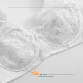 سوتین کاپ D فنردار سفید سایز بزرگ فول کاور کاپ برند نوشه پوش