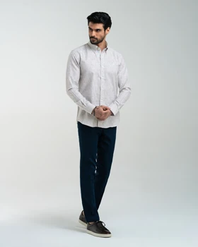 ام کی کالکشن پیراهن آستین بلند mk-2873-gray
