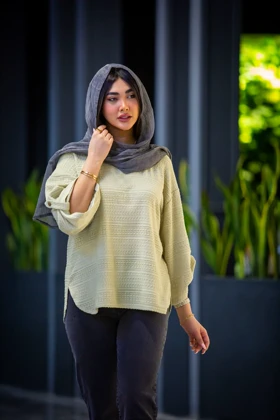 مانتو جلو بسته مراکشی ترنم