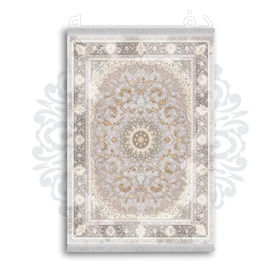 *جدید* فرشینه از جنس پارچه شانل مخمل ترک طرح فانتزی برند دفه کد 946