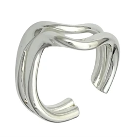 انگشتر زنانه نسیم دریا طرح مینیمال