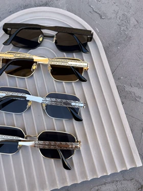عینک کارتیر کد 73939 Cartier (قهوه ای طلایی)