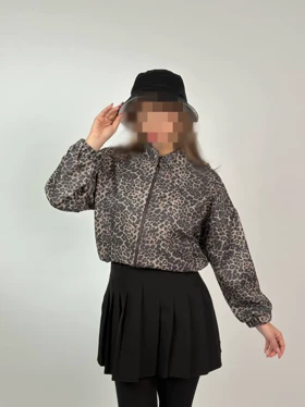 بامبر جکت پلنگی کد 40209