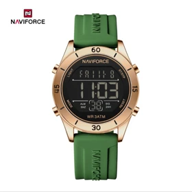 ساعت مچی مردانه نیوی فورس NF7111 سبز بدنه رزگلد مدل m-10429