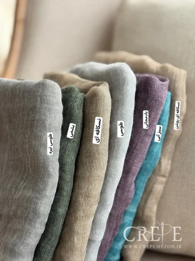 شال لینن دور دانتل