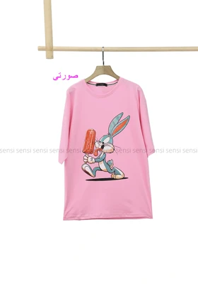 تیشرت لانگ کارتونی چاپی