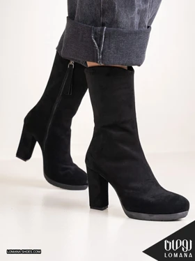 بوت پاشنه وارداتی شیدا لومانا - کد 2656