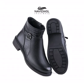 نیم بوت زنانه چرم کد 2048006