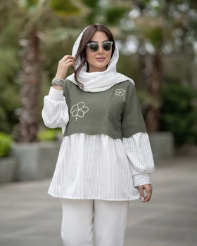 مانتو دخترونه مدل ژینا کد 1575