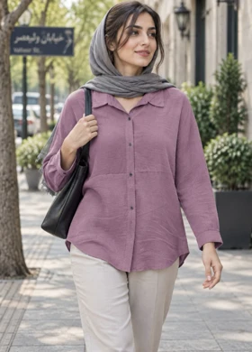 شومیز مانتویی زنانه