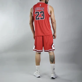 ست رکابی و شلوارک ورزشی مردانه شیکاگو بولز مدل D0699 قرمز