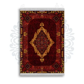 *جدید* فرشینه از جنس پارچه شانل مخمل ترک طرح فانتزی برند دفه کد 537
