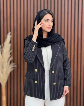 کت یقه انگلیسی راه‌راه